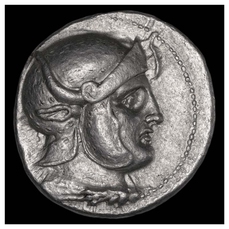 Seleucus I Trophy tetradrachm obverse